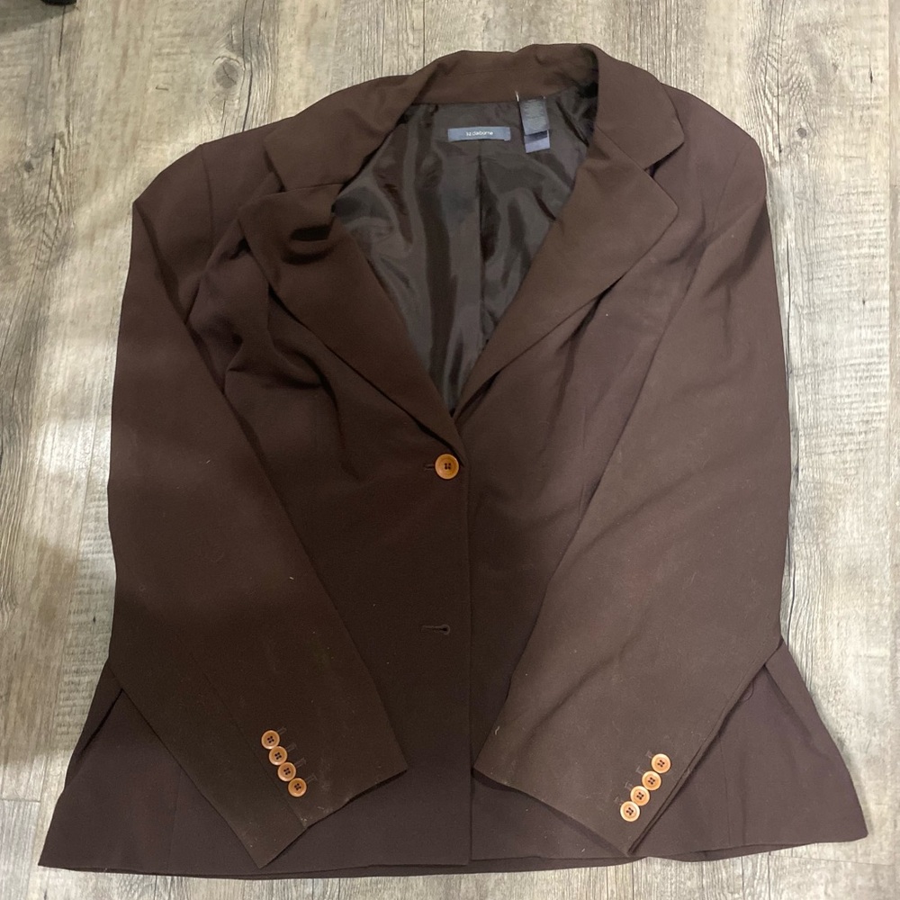 Brown blazer